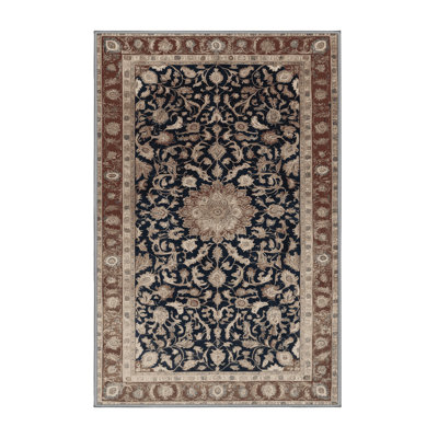 Machine Washable Persian Gray Area Rug