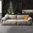 Solid Color 100% Polyester Modular Sofa cushion couch-107364879