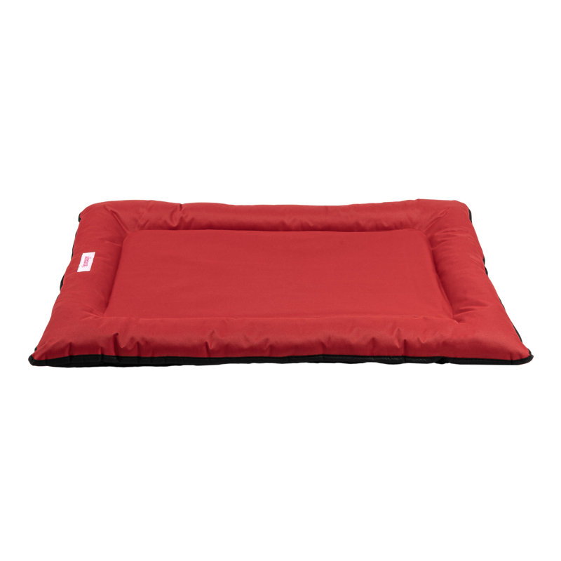 Large Red Waterproof Outdoor Orthopedic Memory Foam Dog Bed