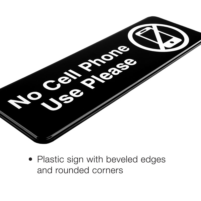 No Cell Phone Use Sign
