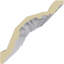 5"H x 5"P x 7 1/8"F x 94 1/2"L Wakefield Crown Moulding