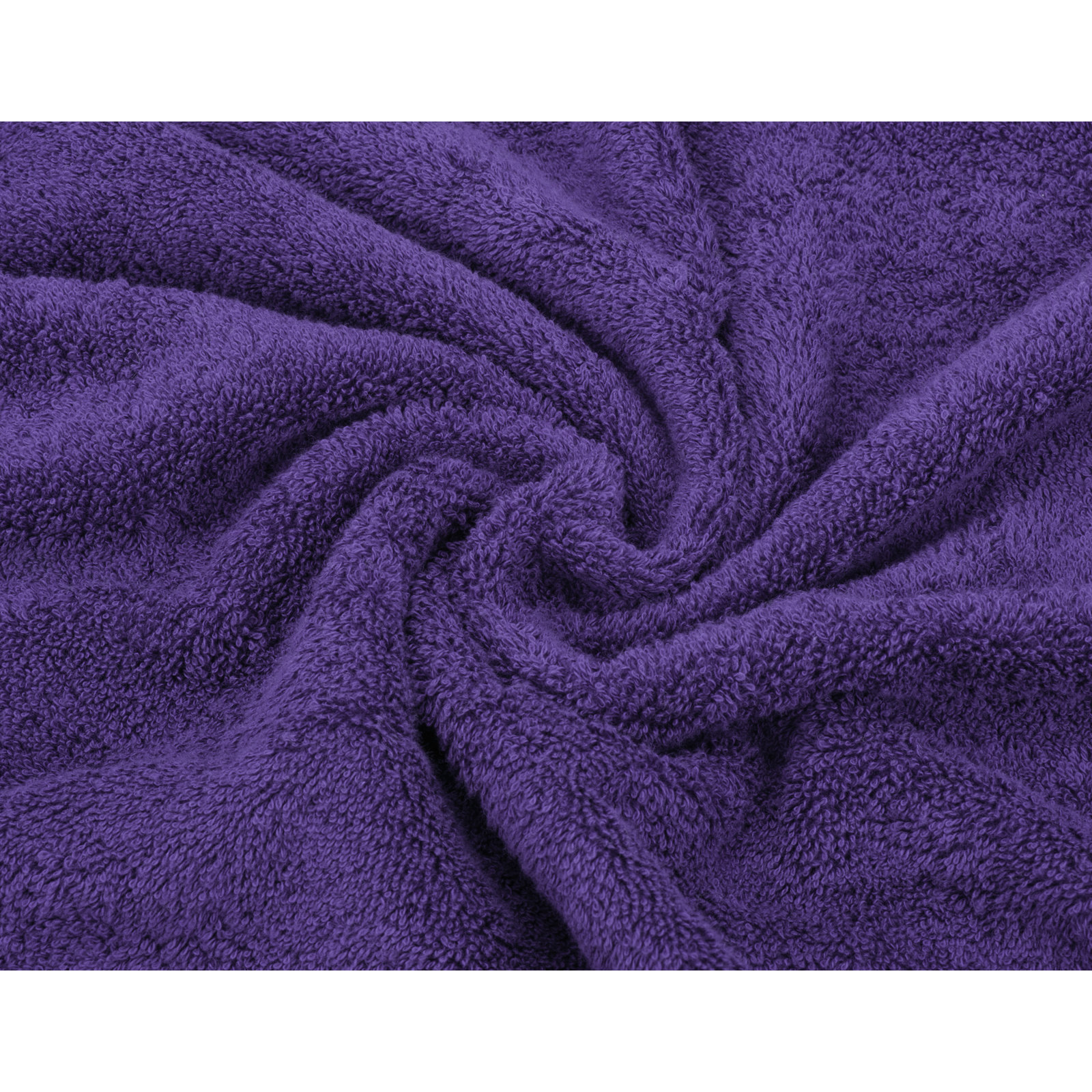 100% Cotton Premium Turkish Bath Towel Set, 6 Piece Super Soft and Absorbent Darcelle Collection, Violet Purple
