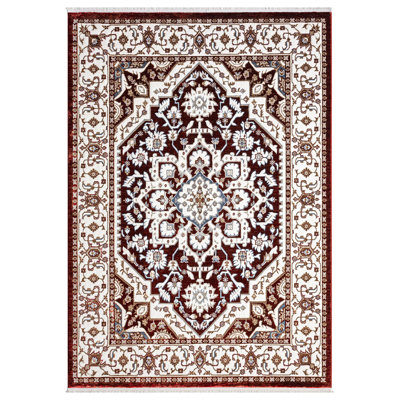 Rectangle Carllene Area Rug with Non-Slip Backing