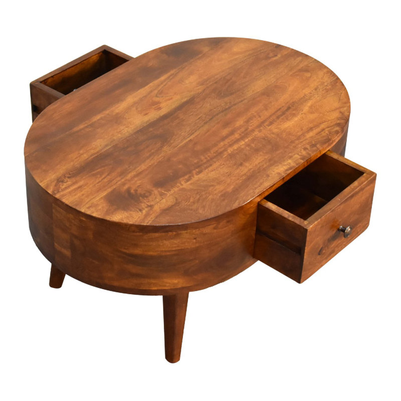 Nickolai Solid Wood Single Coffee Table