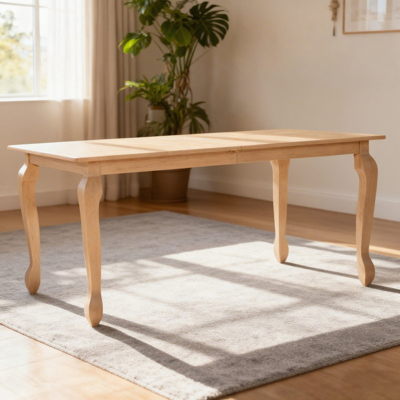Table de salle à manger extensible, Clair naturel