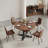 Round dining table boxwood