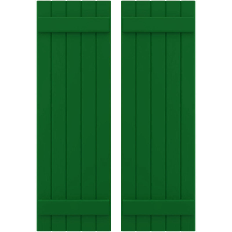 Volets de planche-n-lattes (par paire) Americraft (2 lattes), Antigua, 17 1/2", 72"