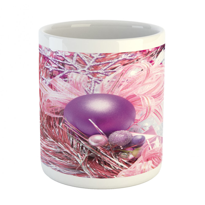 Grande tasse à café bell et ribbon