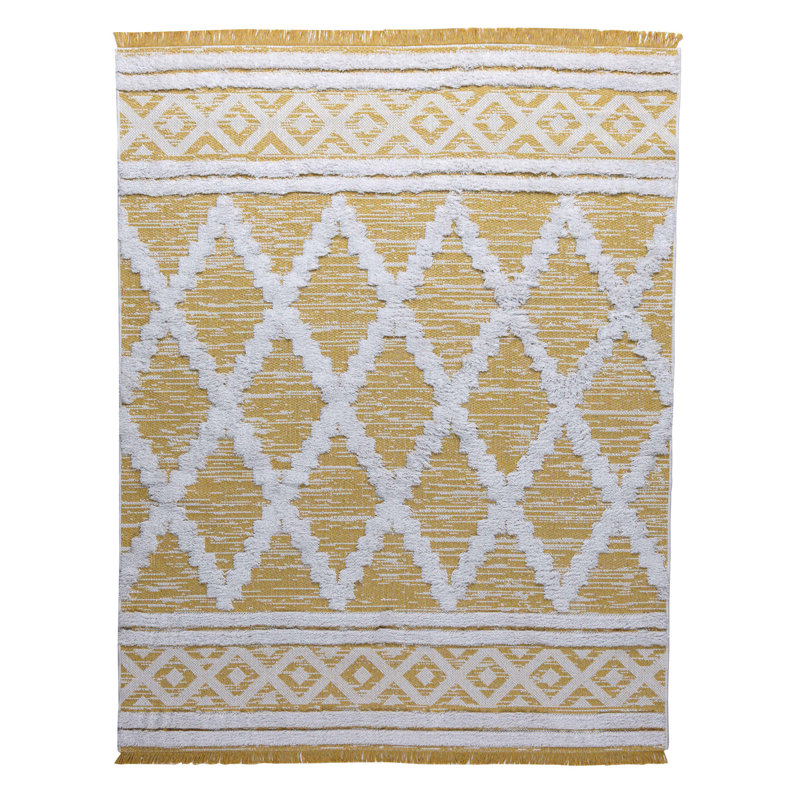 Sutapa Cotton Southwestern Indoor Rug, Rectangle 2'6" x 5'