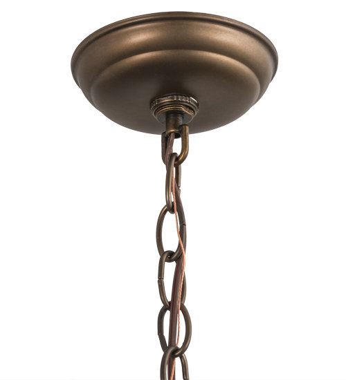 Rustic Lodge 1 - Light Pendant, Antique Copper, 11" - 40" H x 8.5" W x 8.5" D