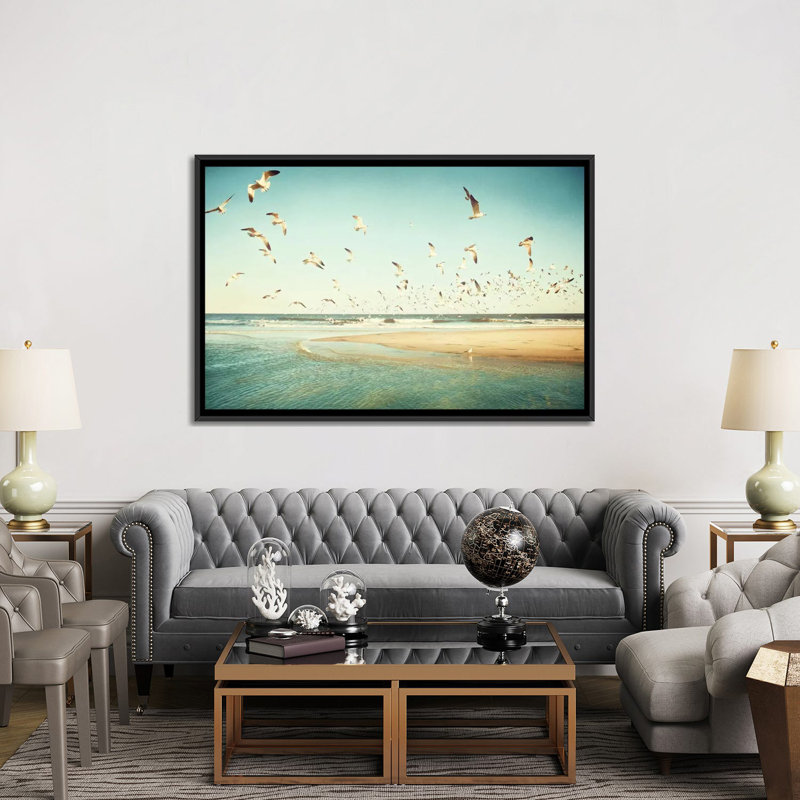 Freedom, reproduction de photo sur toile tendue, H 40 po x l 60 po x P 1,5 po, Toile encadrée noire, Pas de tapis