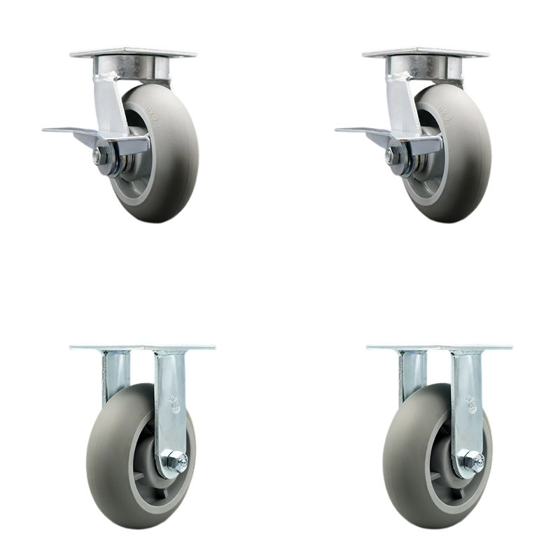 Kingpinless Thermoplastic Caster