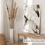 Abstrait, marbre, géode, cristaux, gris, art moderne moderne, sans cadre-1896025667