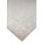 Velvet hand-knotted Silk Ivory/Silver Area Rug-837234624