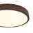 Scandinavian Dimmable LED Round Ceiling Light With Wood Accent