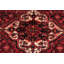 Tapis rouge antique en laine noué à la main Tabriz Matthews - 6 pi 8 po x 9 pi 8 po