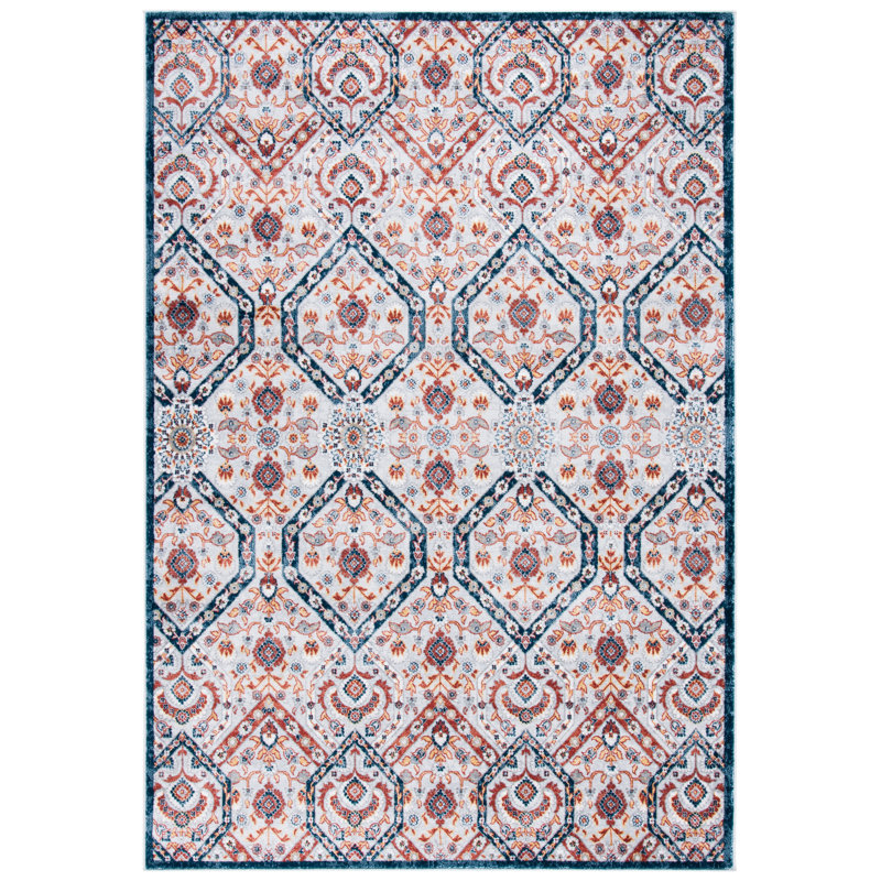 Holla Performance Damask Rug, Rectangle 9' x 12'