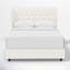 Lit tapissier capitonné standard à profil bas Tomey-16769509-102834110