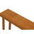 Caomhan Modern Console Table With Slatted Storage Shelf-803079614