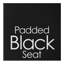 Tabouret pliant sans dossier 24 po Lavish Home avec capacité de 225 lb (ensemble de 4, noir)-916327841-850238674
