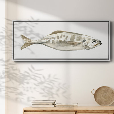 «Silver Fish II», reproduction sur toile flottante