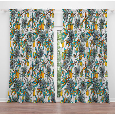 Paire de rideaux obscurcissant en polyester Mulkeytown