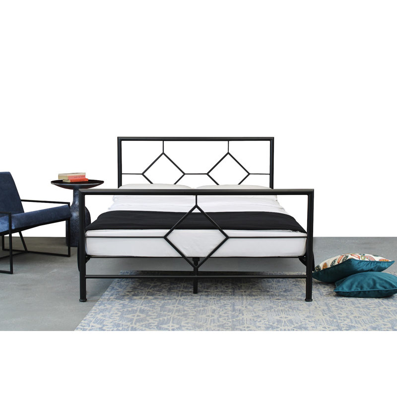 Friedebert EU Kingsize - 160 X 200 Cm Metal Bed