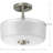 Nash Glass Semi Flush Mount