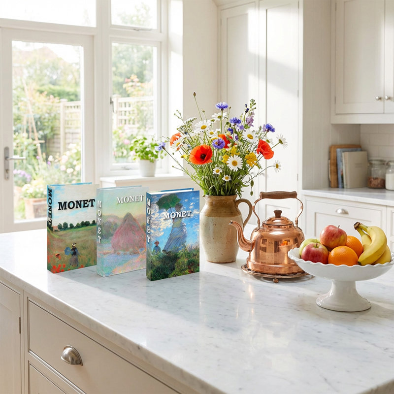 Ensemble de 3 faux livres Classic Art