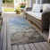 Machine Washable Indoor/Outdoor Cinead ACN1674 Denim Rug