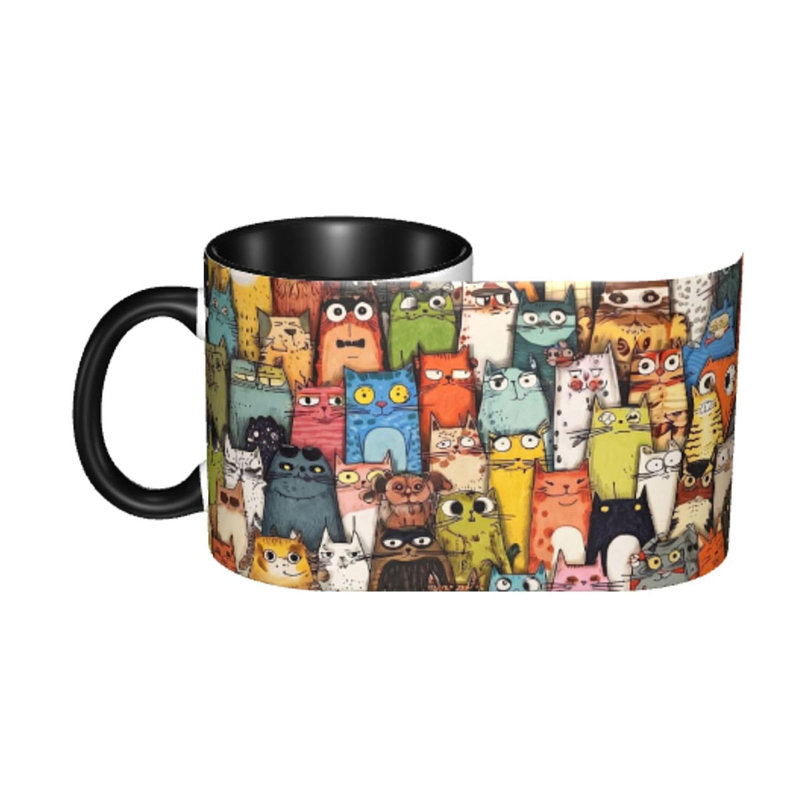 Cat Coffee Mug Ceramic Coffee Cup