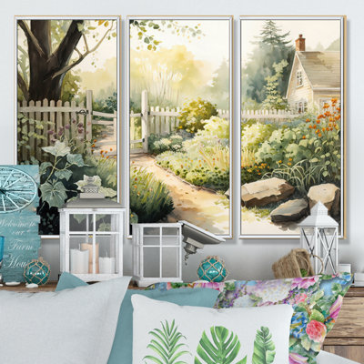 «Farm Fresh Garden III», reproduction de 3 pièces