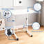 Table pour ordinateur portable réglable en hauteur en forme de C
