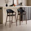 Chaise d'appoint noire (dossier de 6)-784721583