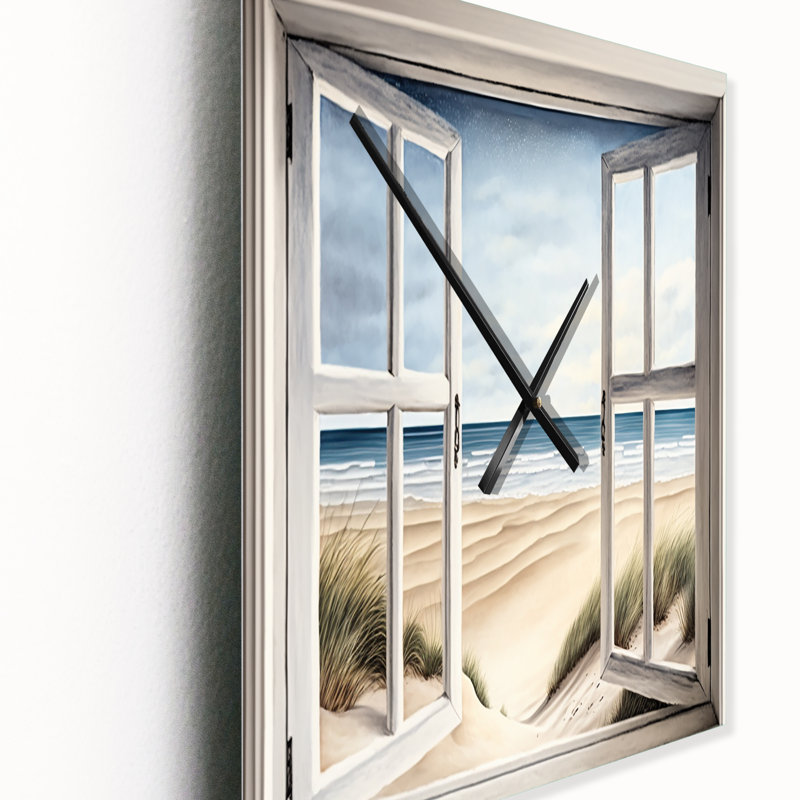 Janetha - Horloge murale de plage, H 28 po x l 12 po x P 1 po