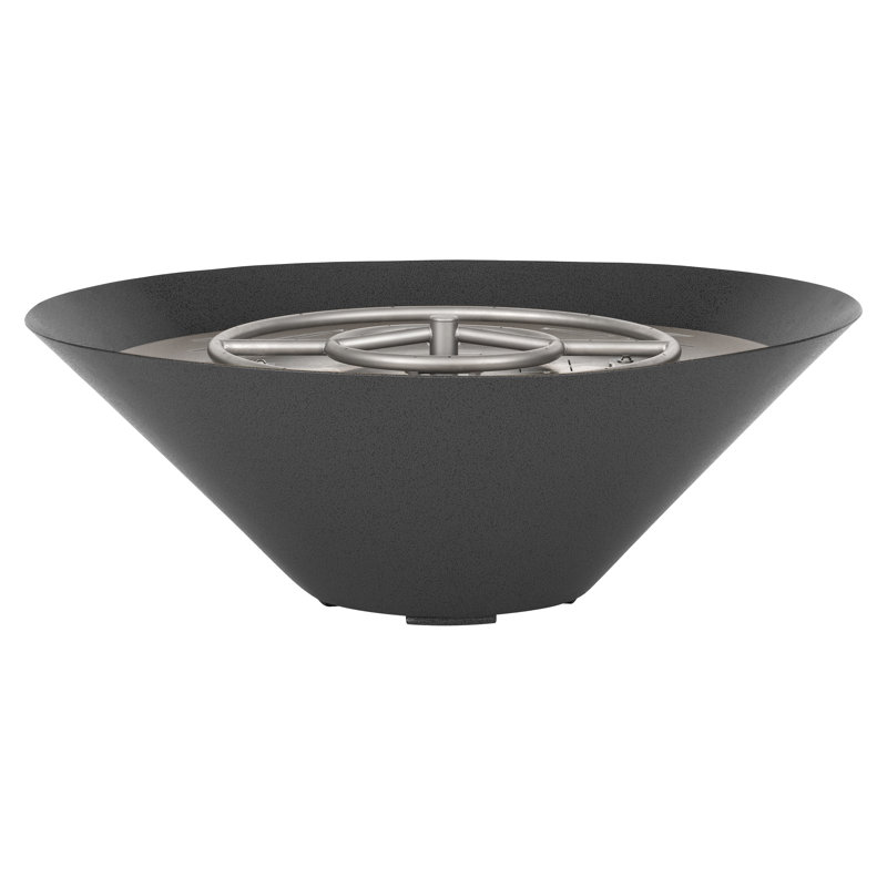 Bol Phoenix Fire Only en aluminium de 32 pouces, Propane, Rouge