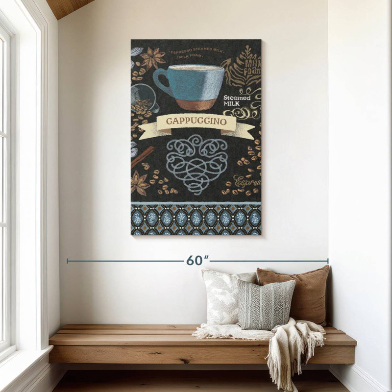 Yarlin Cappuccino Time, 45" H x 30" W