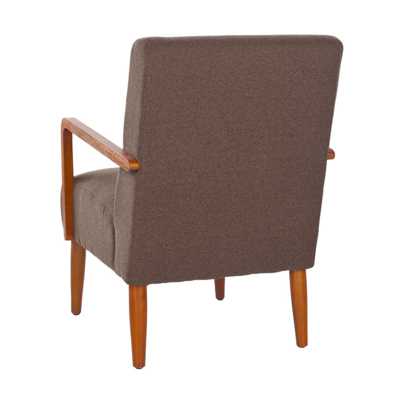 Upholstered Armchair, Brown