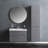 Huld 25.6'' Single Bathroom Vanity with Ceramic Top with Mirror