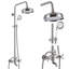 Robinet de douche nickel brossé