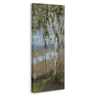 Rustic Birch Copse Canvas Wall Art by Trevor Copenhaver