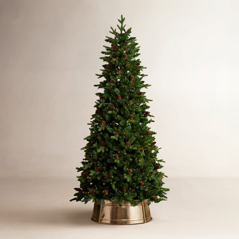 Sapin artificiel Canyon Ranch, 620 lumières DEL blanc chaud pré-éclairées, 2264 pointes en PE / PVC, 90"