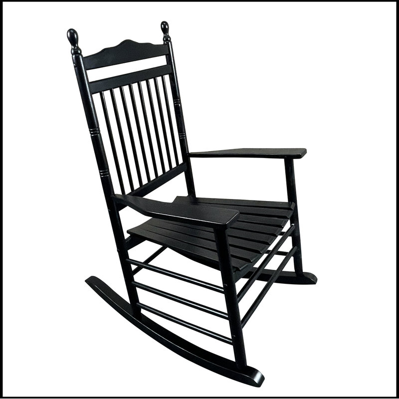 Ceiba Outdoor Adirondack Chair, Black
