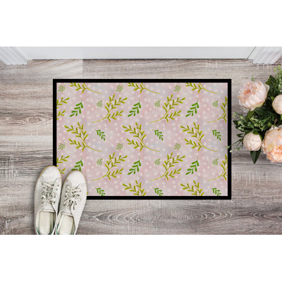 Yelverton Non-Slip Floral Outdoor Doormat
