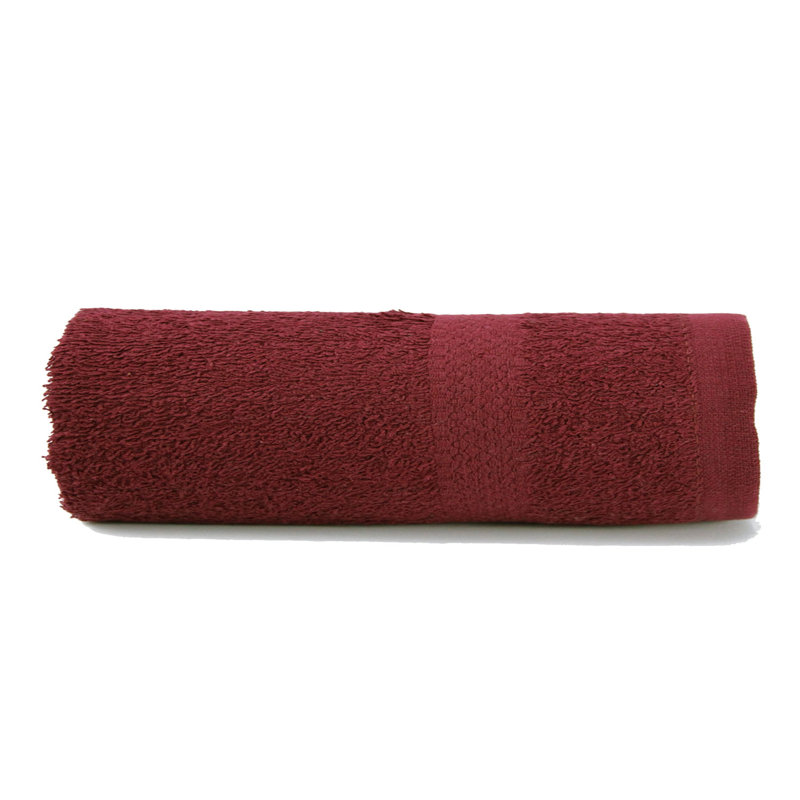 Ensemble de serviettes de bain 4 pièces 100% coton, Bourgogne