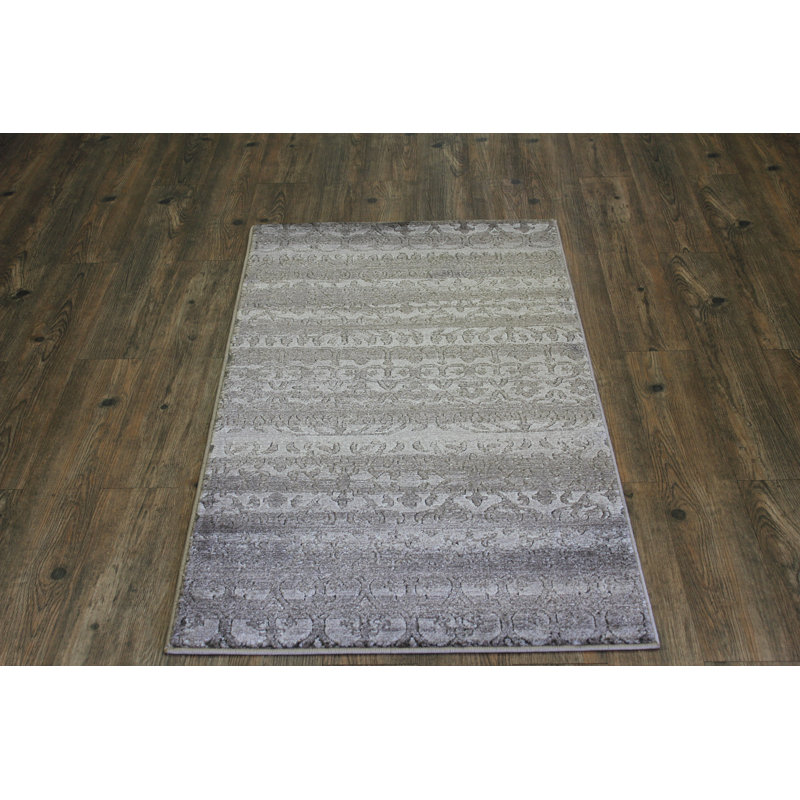Tapis intérieur/extérieur bleu Straka, Rectangle 3 pi x 5 pi