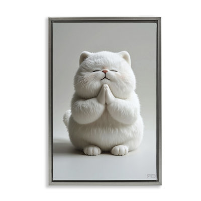 «Fluffy Praying Cat» par Roozbeh Bahramali