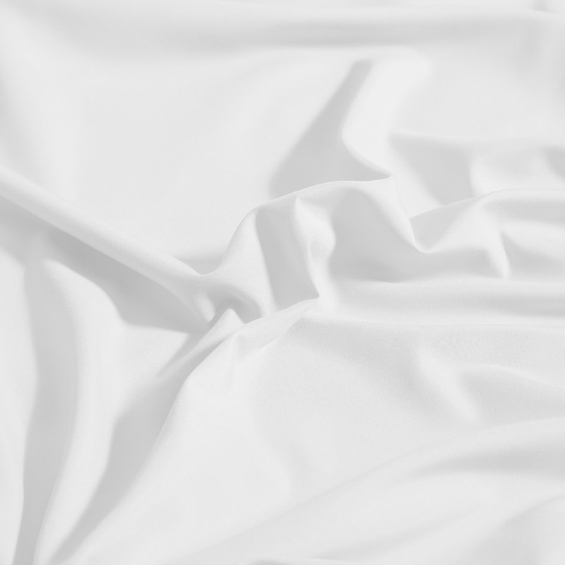 Ensemble de draps en micro-fibre, Blanc, Ensemble de draps pour très grand lit californien