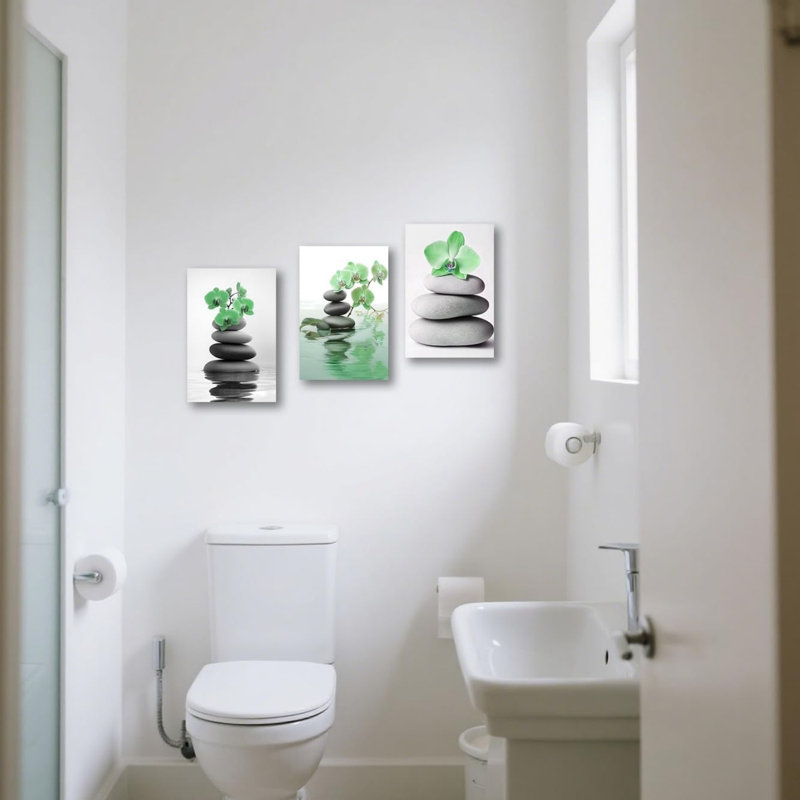 3 Piece No Frame Print on Canvas