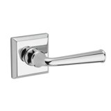 Federal Passage Door Lever with Traditional Square Rose